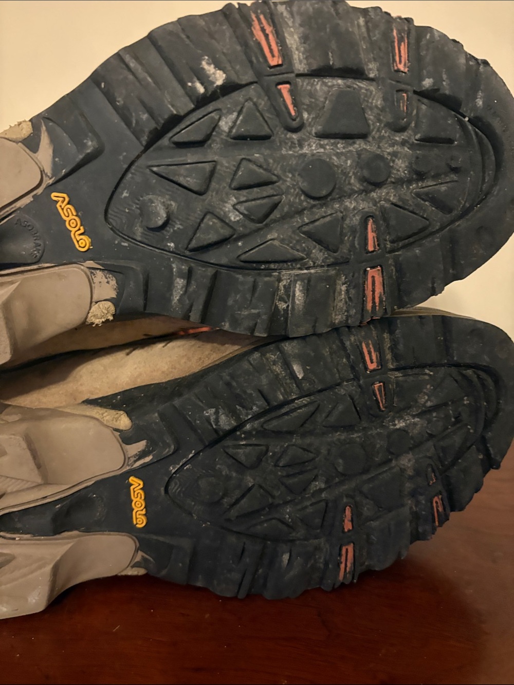 Asolo Rust Red and Tan Trail Hiking Boots - Picture 10 of 13